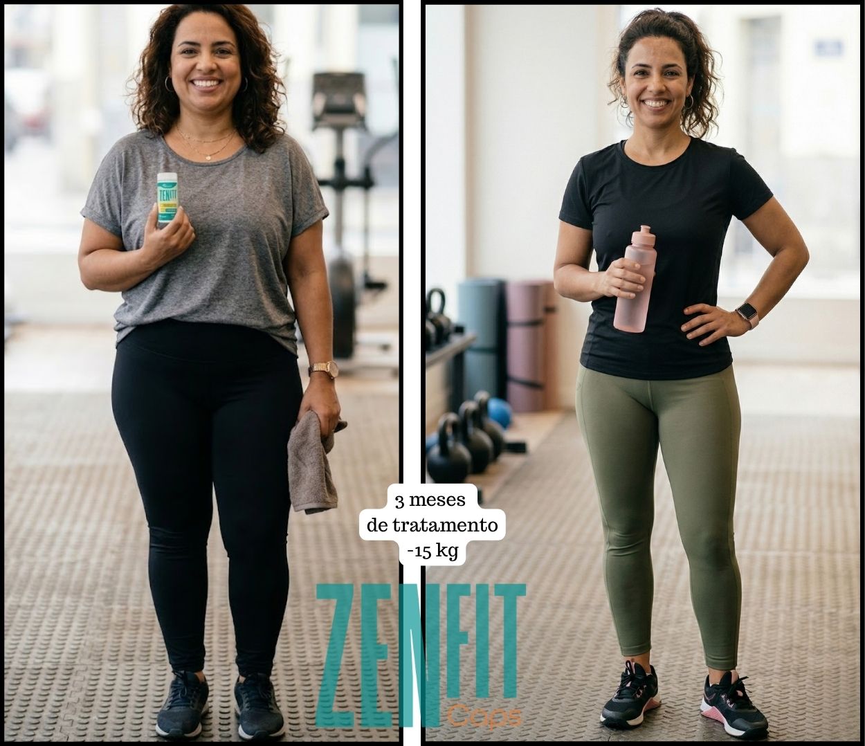 antes e depois mariana zenfit caps