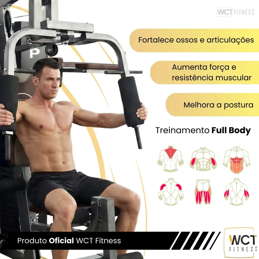 Multi Estação de Musculação WCT Fitness